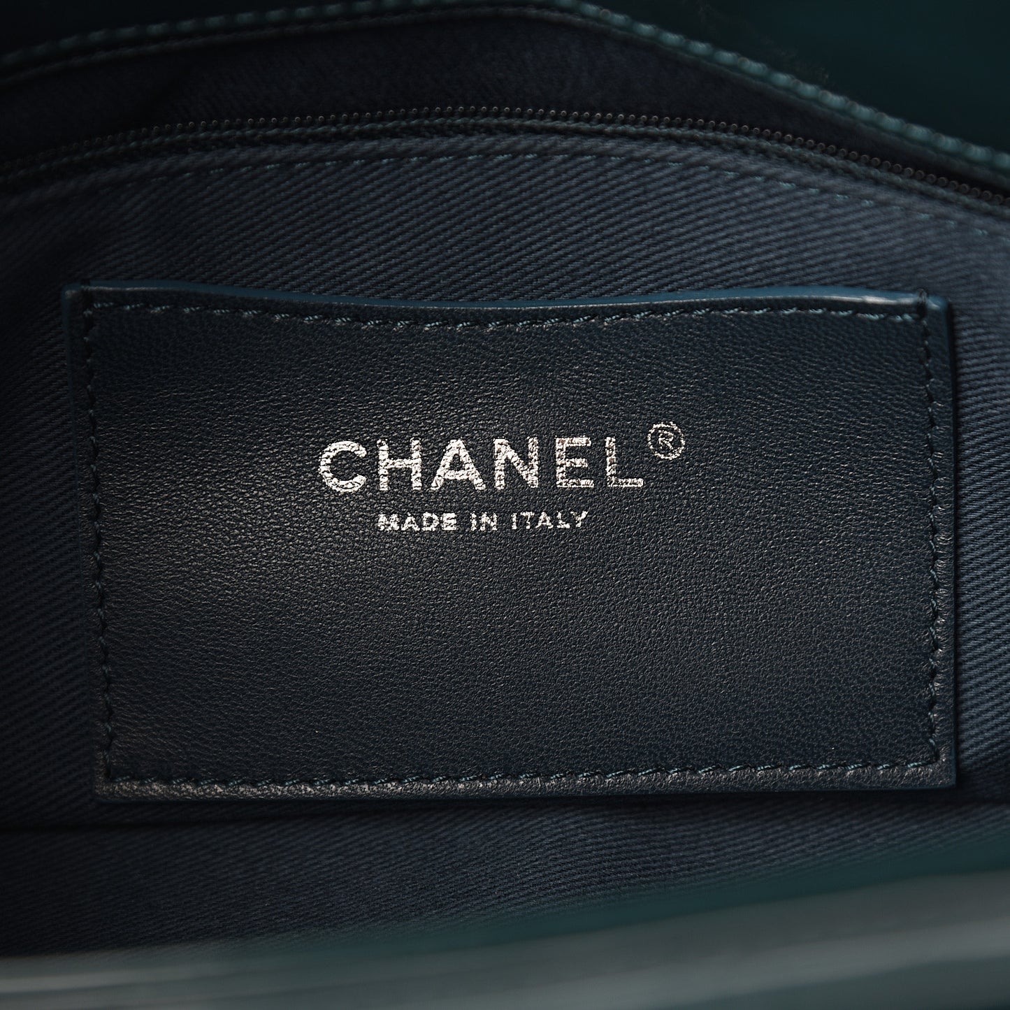 Patent Quilted Medium Just Mademoiselle Bowling Bag Turquoise