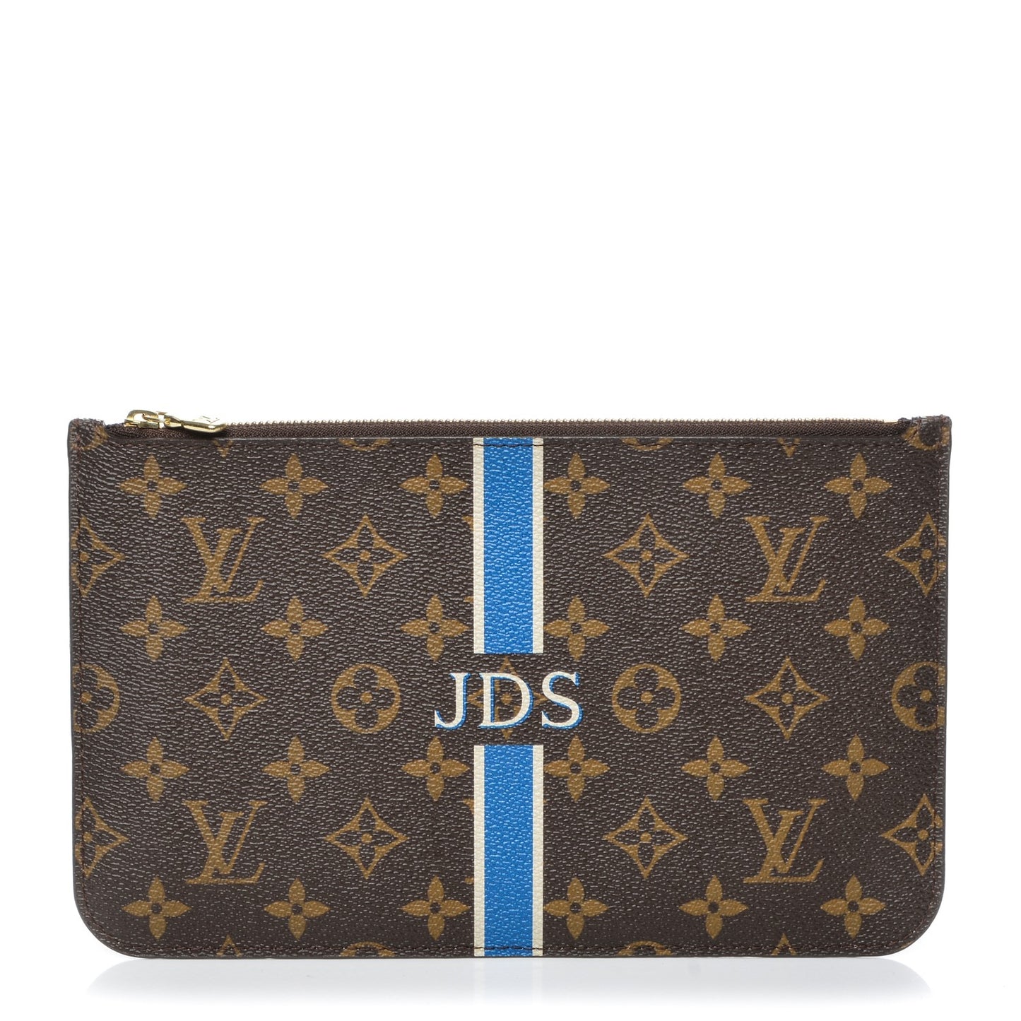 Monogram My LV Heritage Neverfull MM GM Pochette Blue de France White