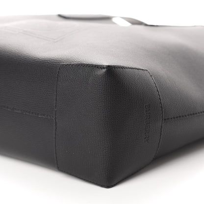 Burberry Calfskin TB Motif Embossed Medium Tote Black 7 of 16