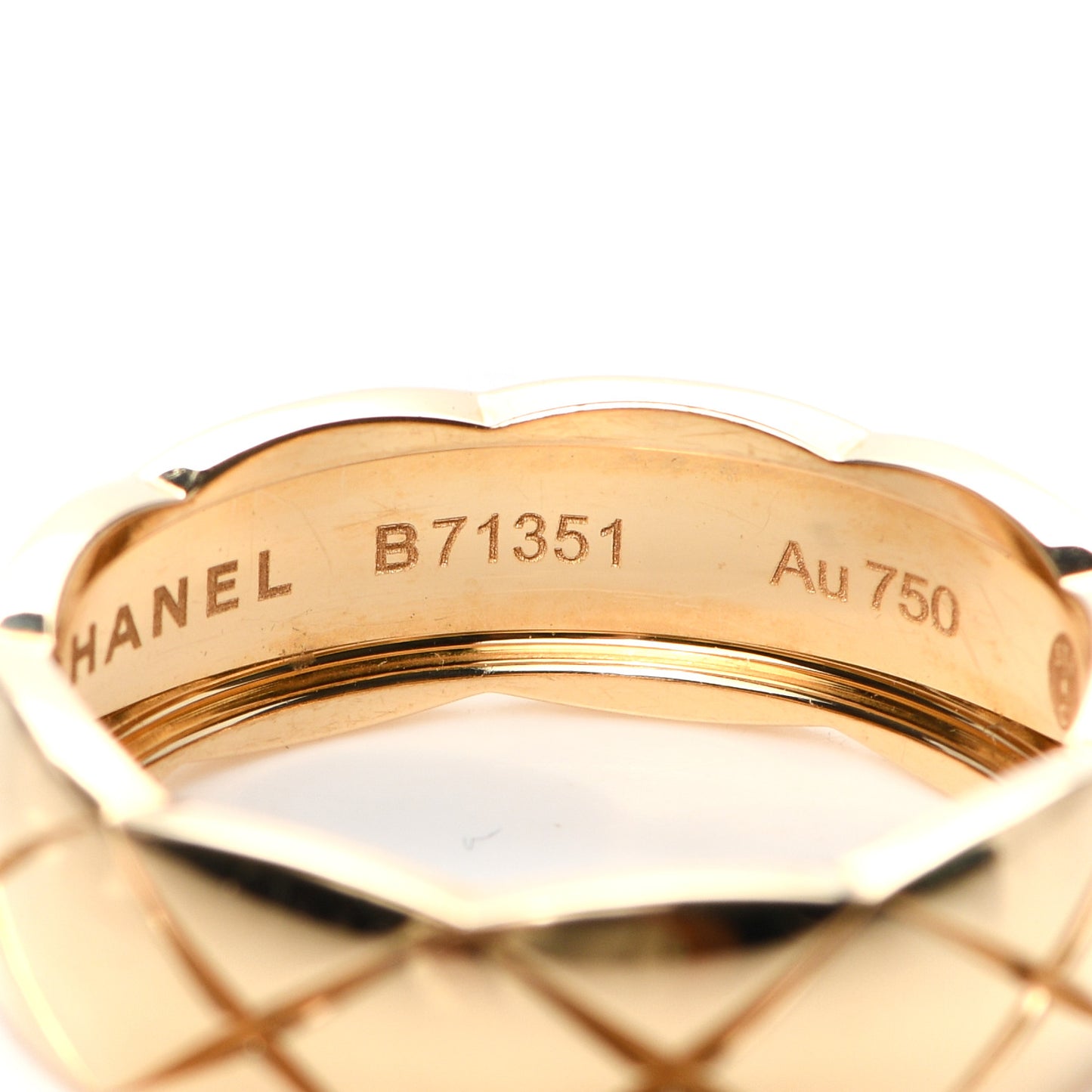 18K Yellow Gold Small Coco Crush Ring 59 8.75