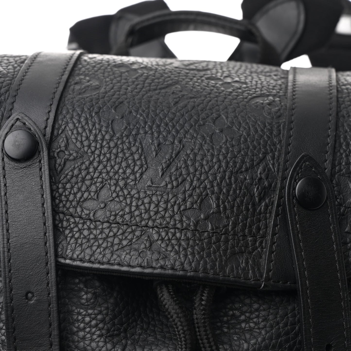 Taurillon Monogram Christopher PM Backpack Black