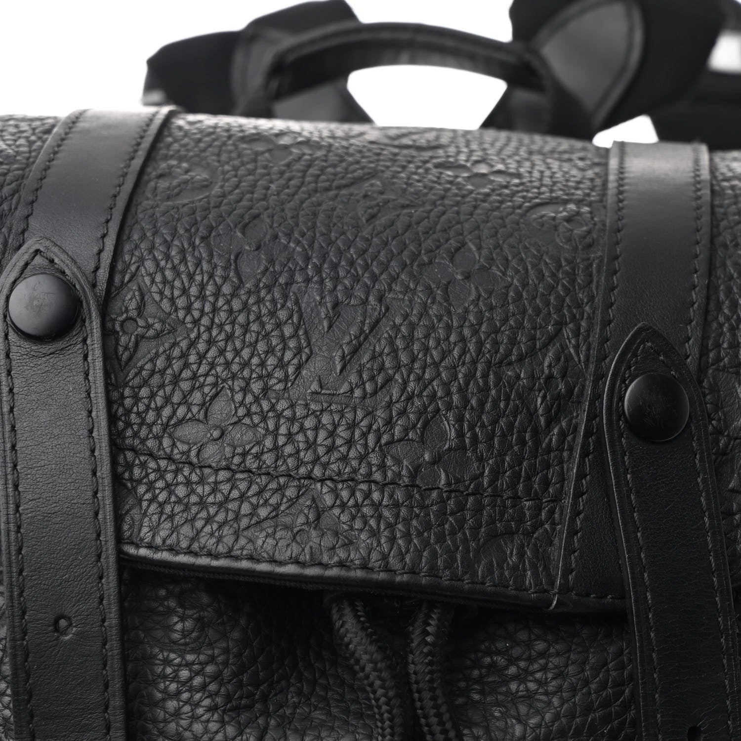 Louis Vuitton Taurillon Monogram Christopher PM Backpack Black 7 of 9