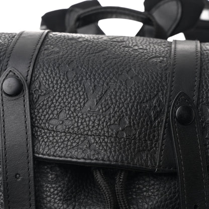 Louis Vuitton Taurillon Monogram Christopher PM Backpack Black 7 of 9