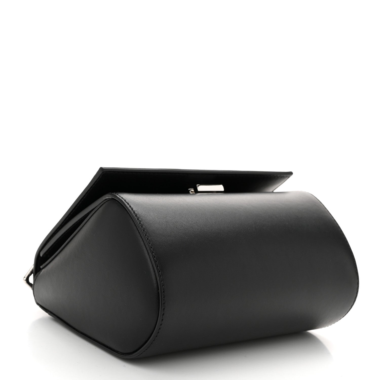 Givenchy Calfskin Mini Pandora Box Logo Strap Crossbody Bag Black 5 of 10