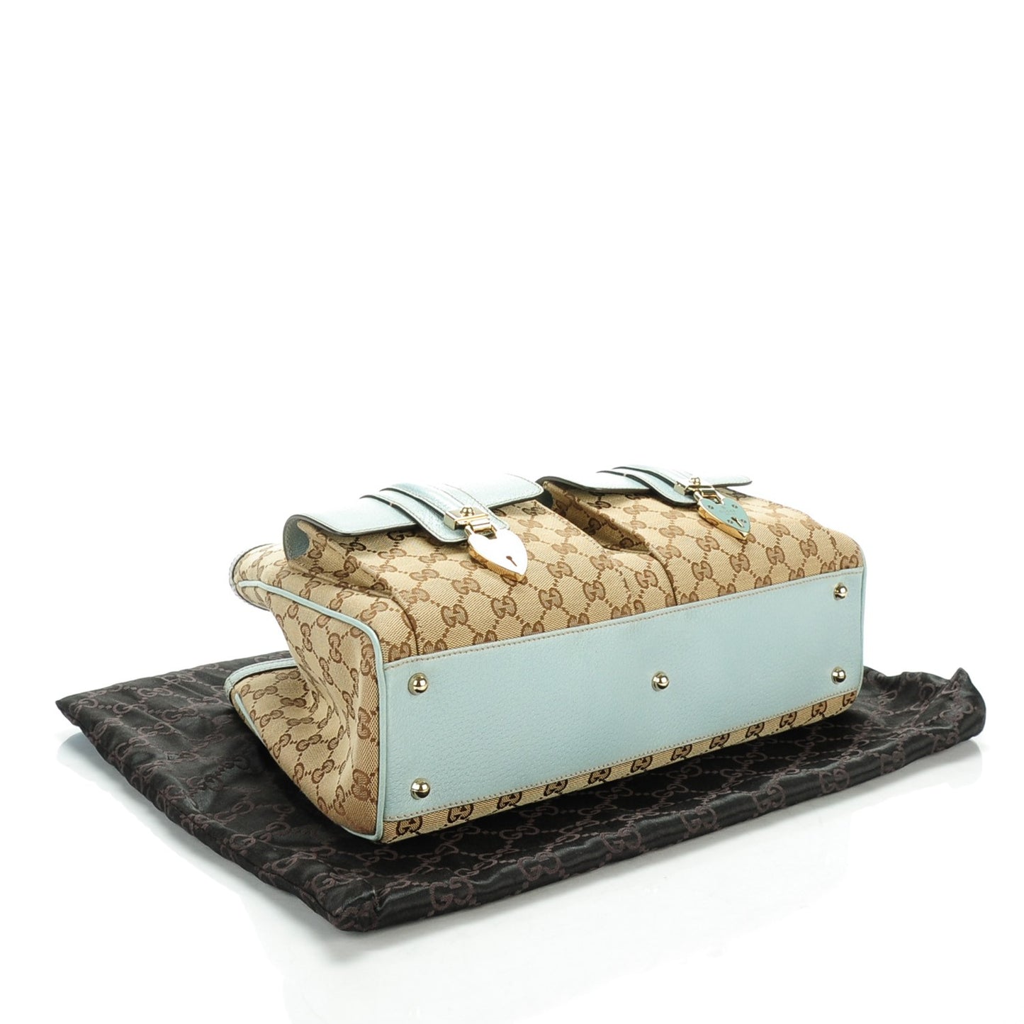Monogram Tote Light Blue