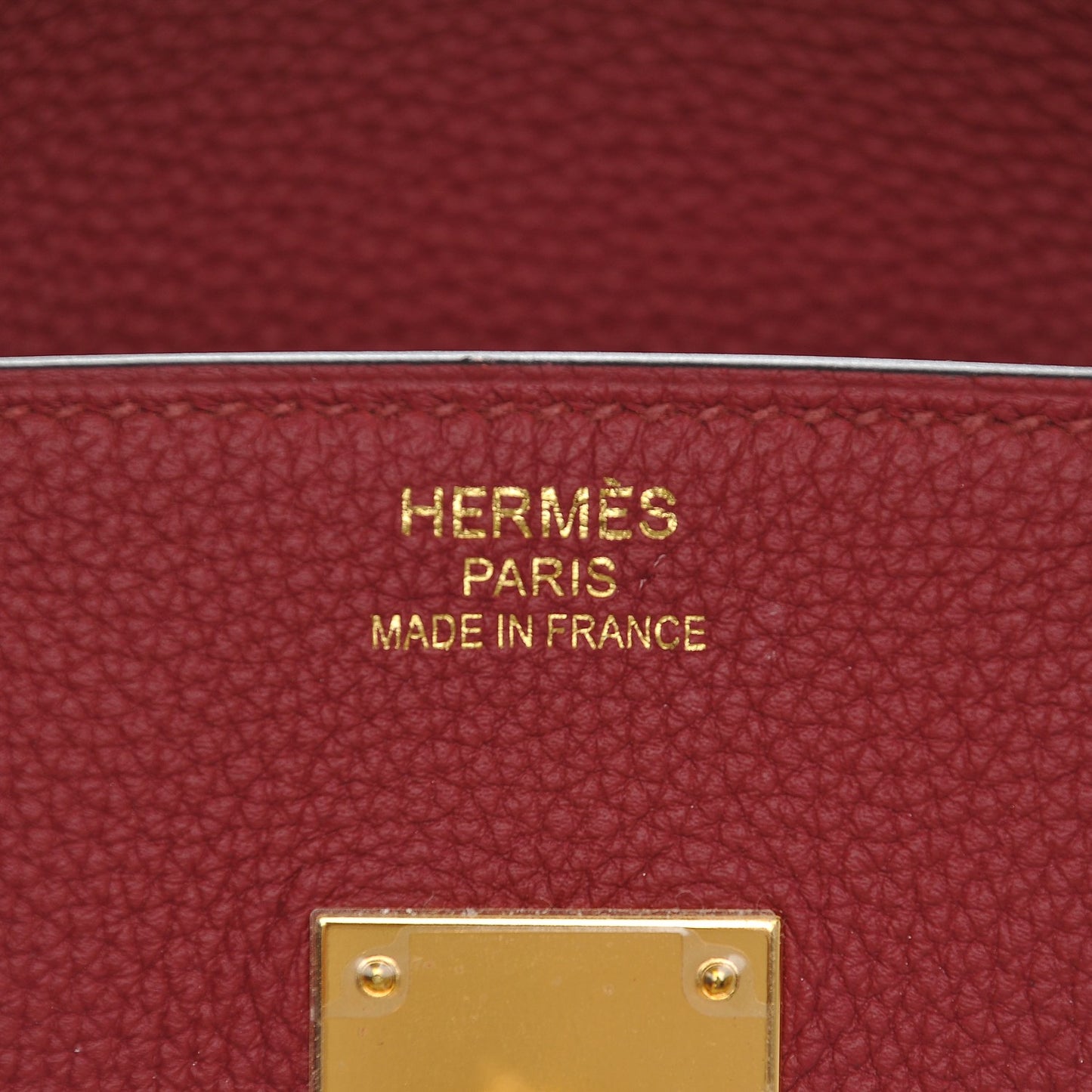 Togo Birkin 35 Rouge Grenat