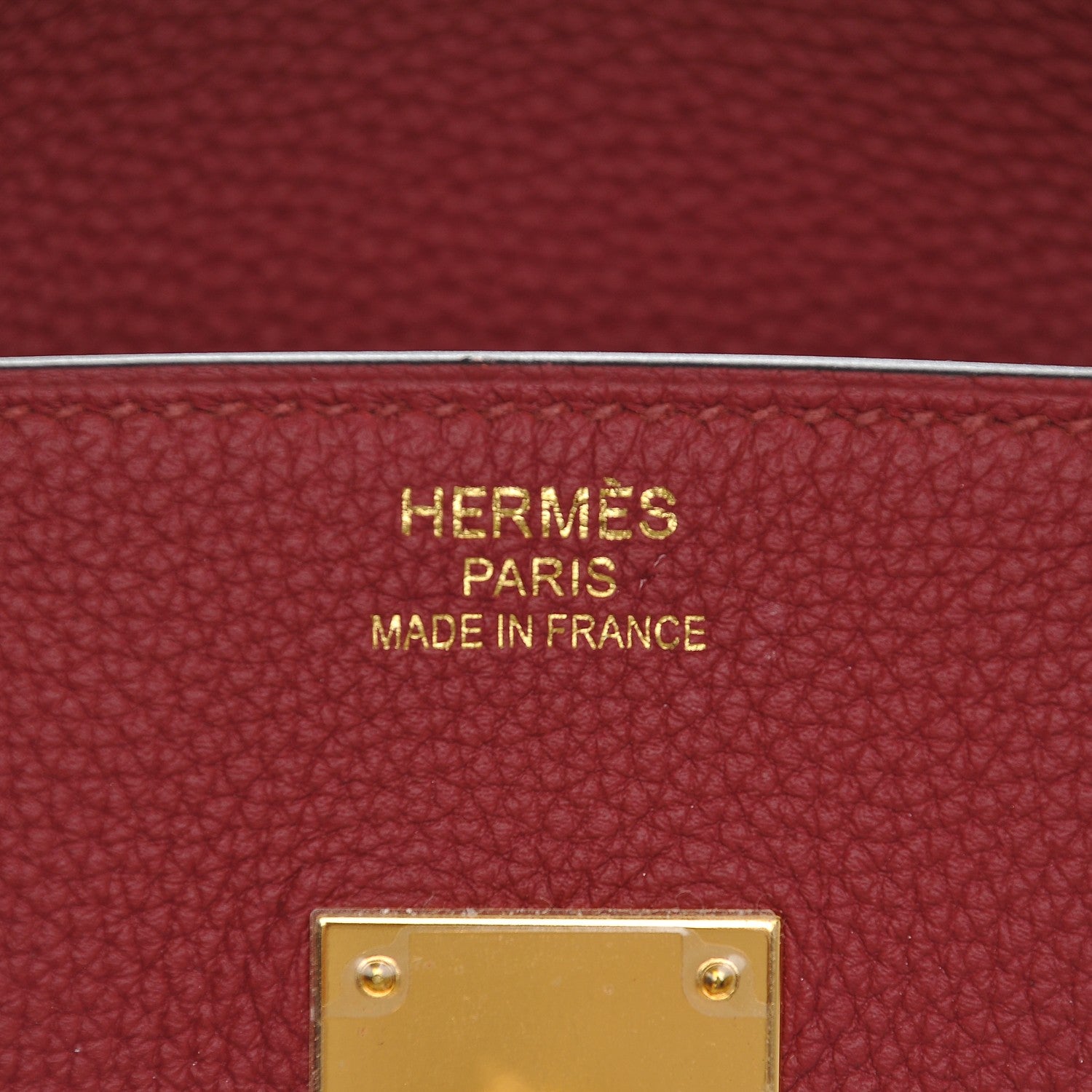 Hermes Togo Birkin 35 Rouge Grenat 33 of 36
