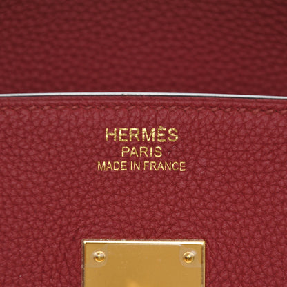Hermes Togo Birkin 35 Rouge Grenat 33 of 36