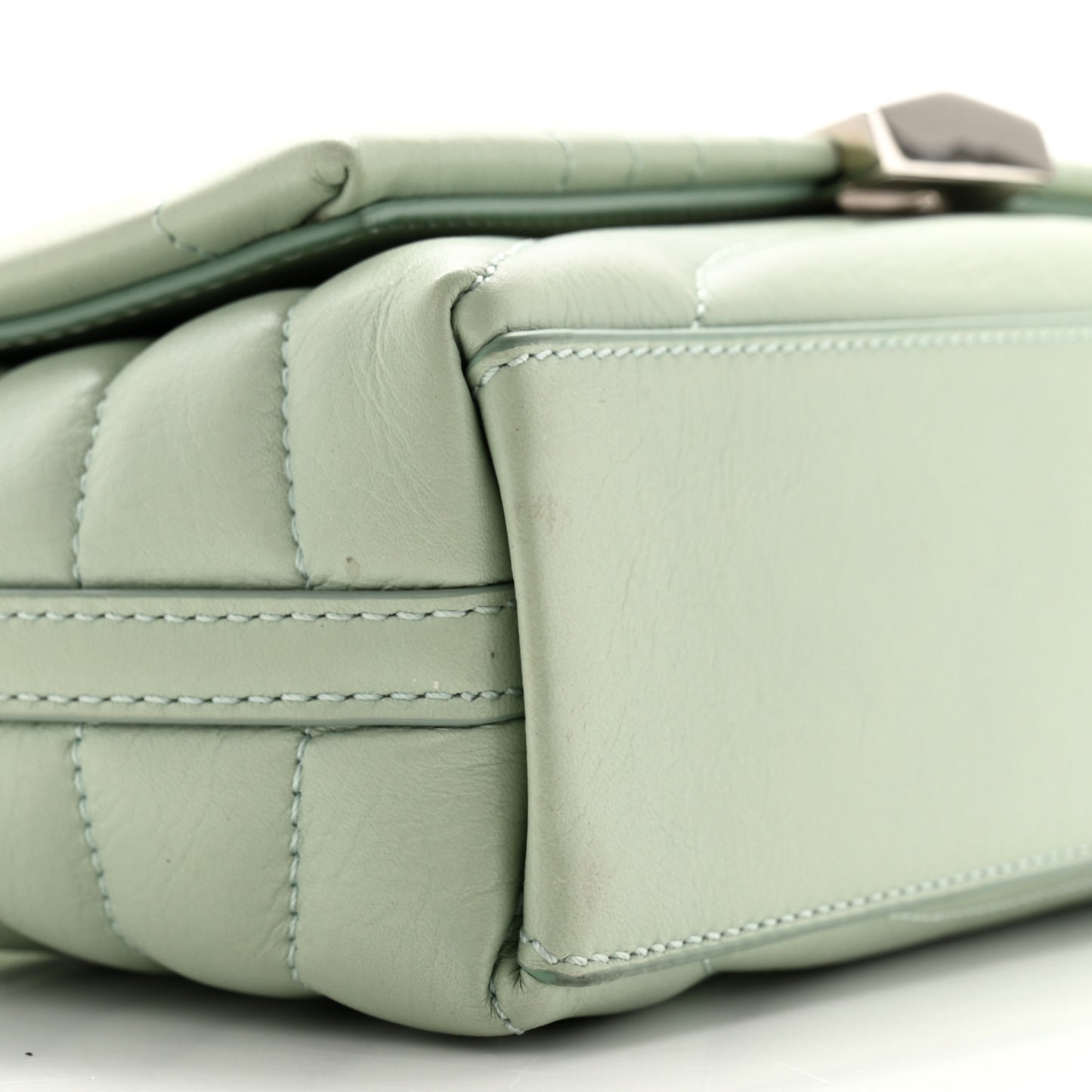 Calfskin Quilted Small 4G Shoulder Bag Light Green