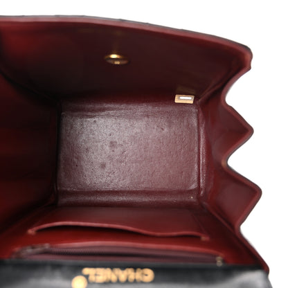 Chanel Lambskin Quilted CC Flap Bag Black 5 of 12