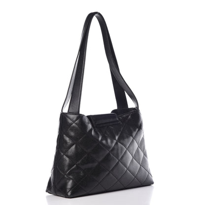 Chanel Caviar Quilted Shoulder Bag Black 3 of 13