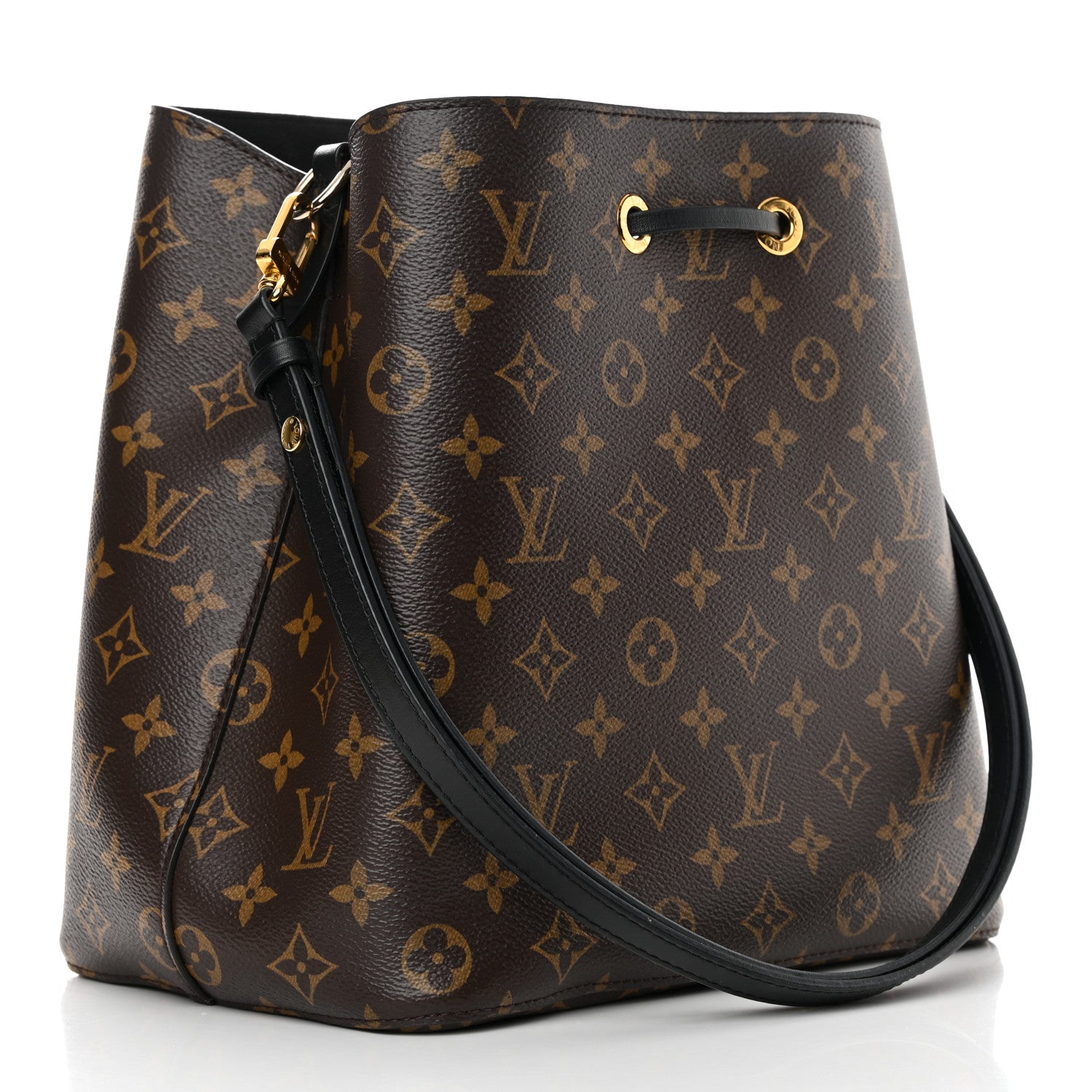 Louis Vuitton Monogram Neonoe MM Black 3 of 14