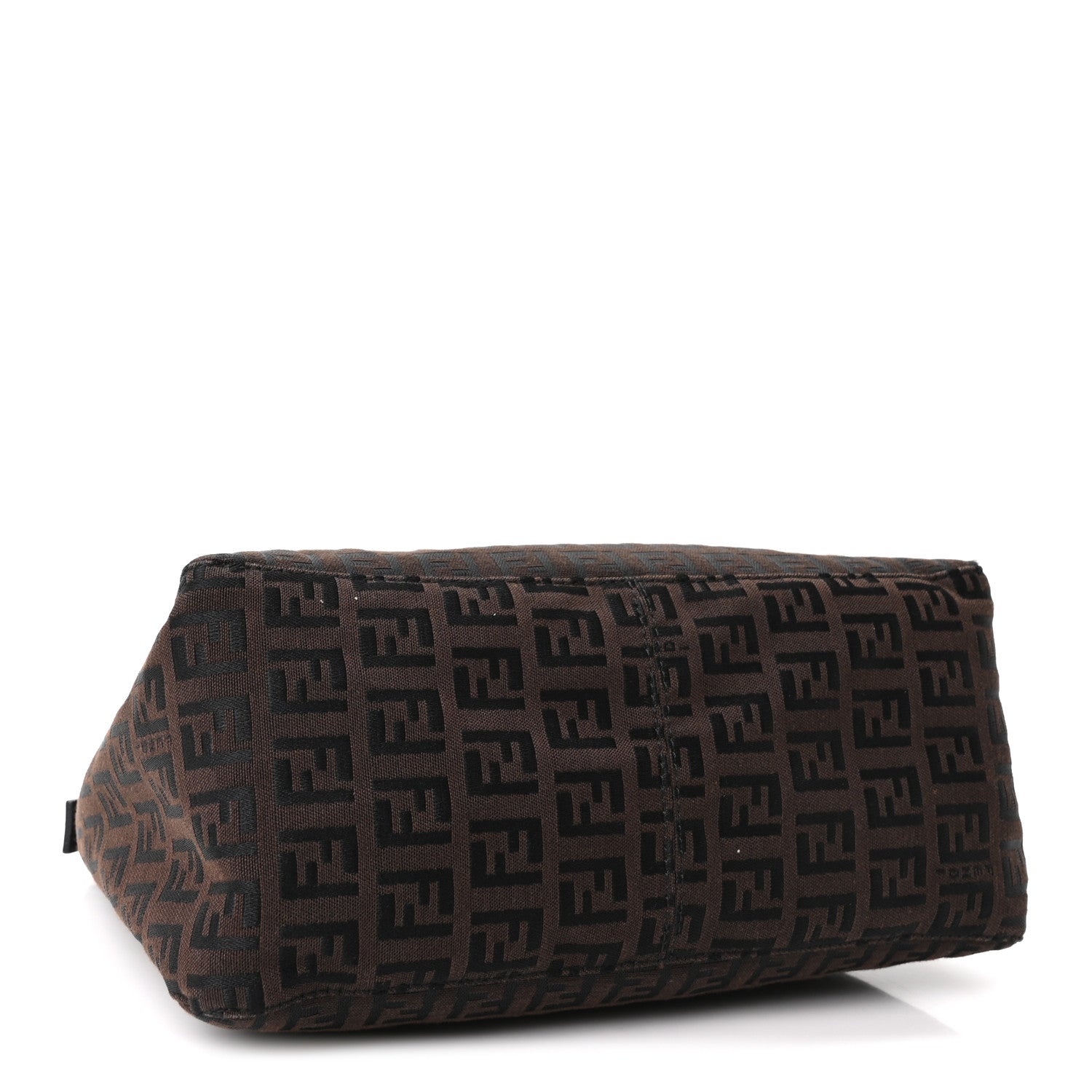 Fendi Zucchino Mini Pochette Tobacco Moro 4 of 9