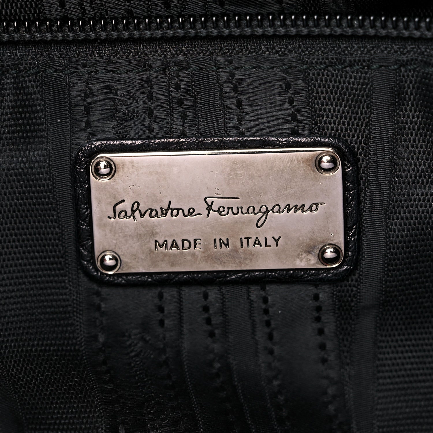Salvatore Ferragamo Calfskin Fanisa Gancini Hobo Black 6 of 18