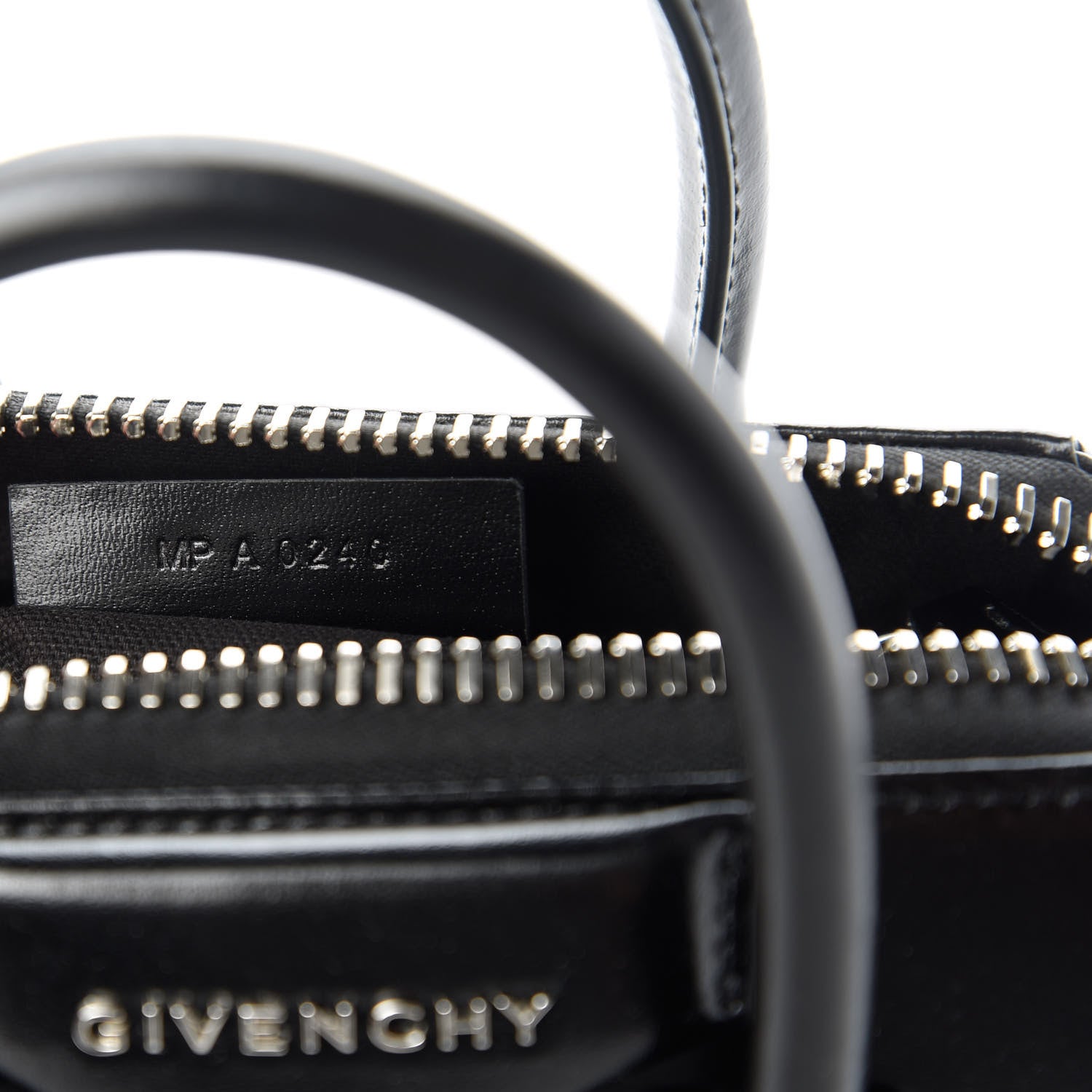 Givenchy Shiny Lord Calfskin Mini Antigona Black 9 of 10