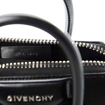 Givenchy Shiny Lord Calfskin Mini Antigona Black 9 of 10