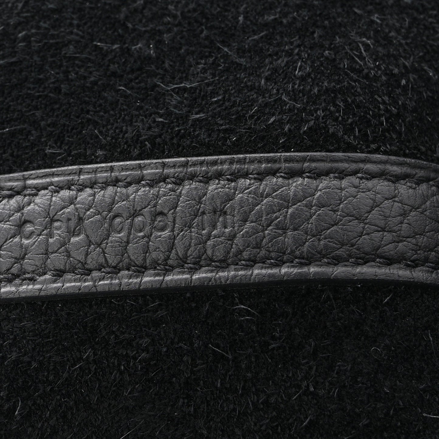 Taurillon Clemence Picotin Lock 22 MM Black