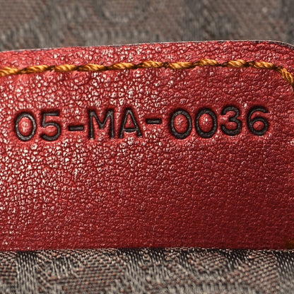 Christian Dior Calfskin Medium Gaucho Double Saddle Bag Red 7 of 13
