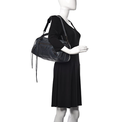Balenciaga Chevre Classic Hardware Twiggy Dark Night 2 of 17
