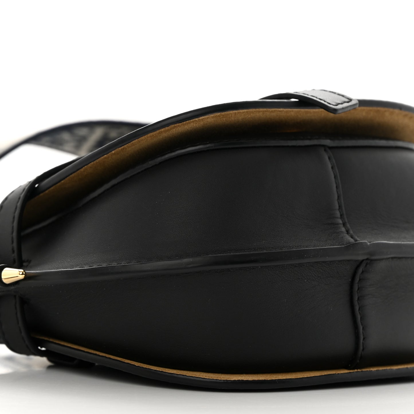 Calfskin Jacquard Mini Gate Dual Bag Black
