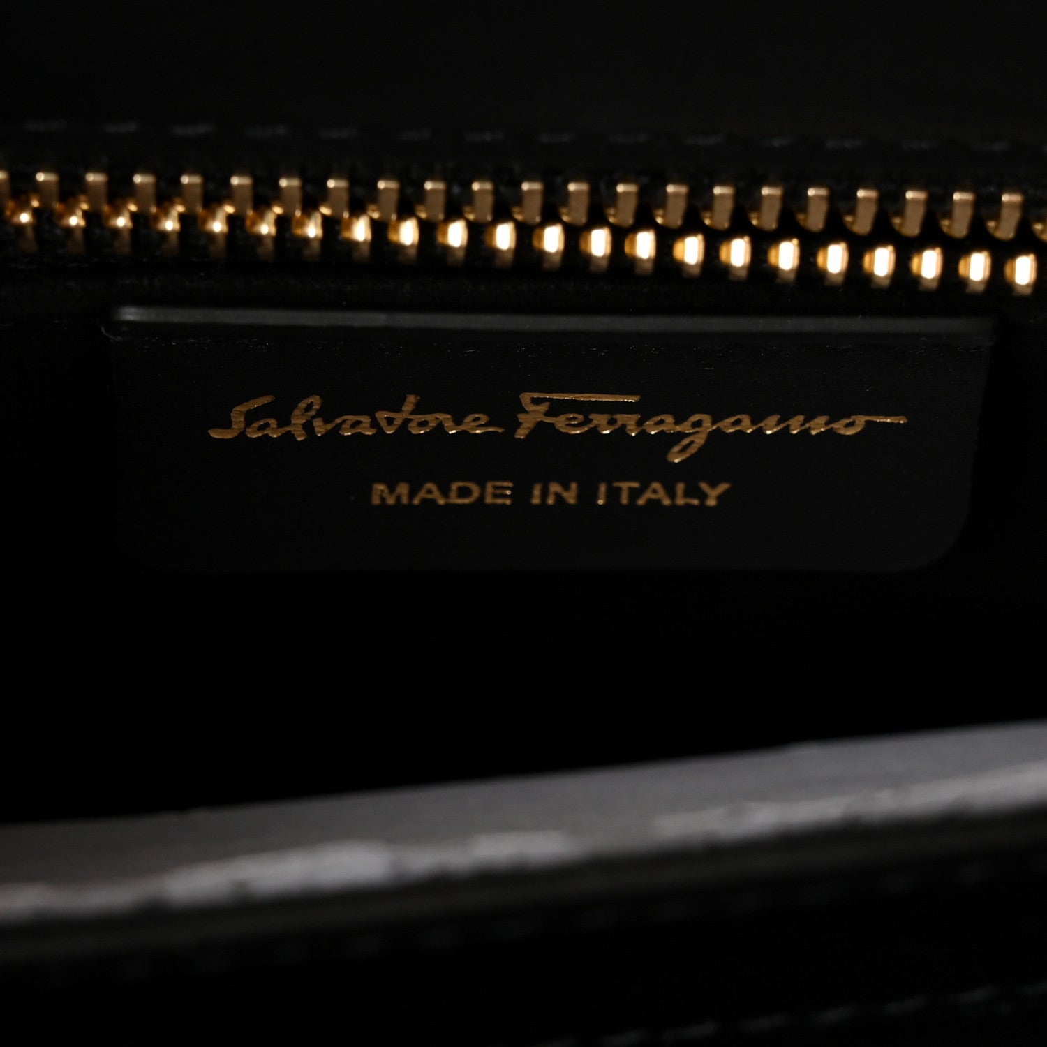 Salvatore Ferragamo Brushed Off Calfskin Iconic Top Handle Bag Black 6 of 10
