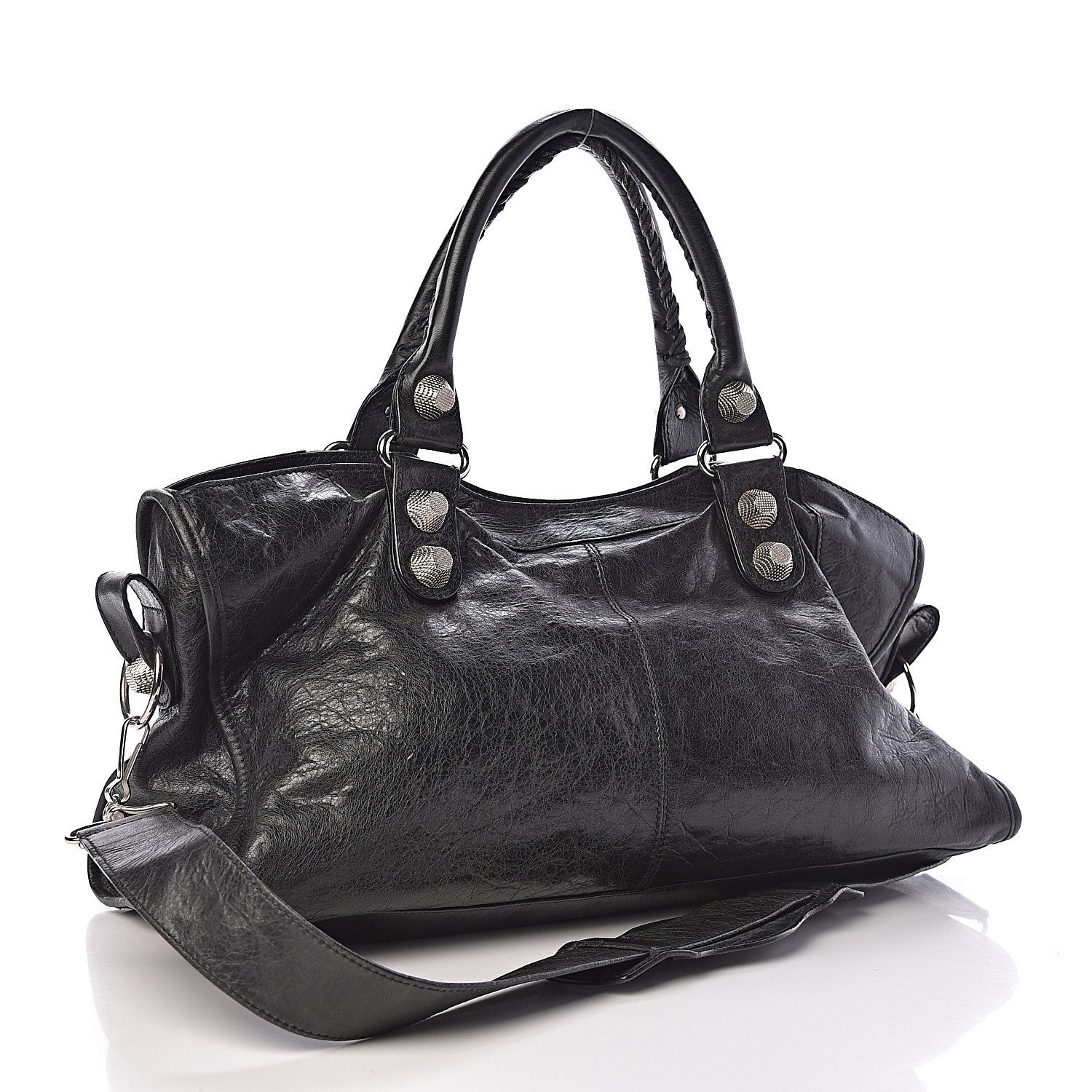 Balenciaga Agneau Giant 21 Silver Hardware Part Time Black 4 of 13