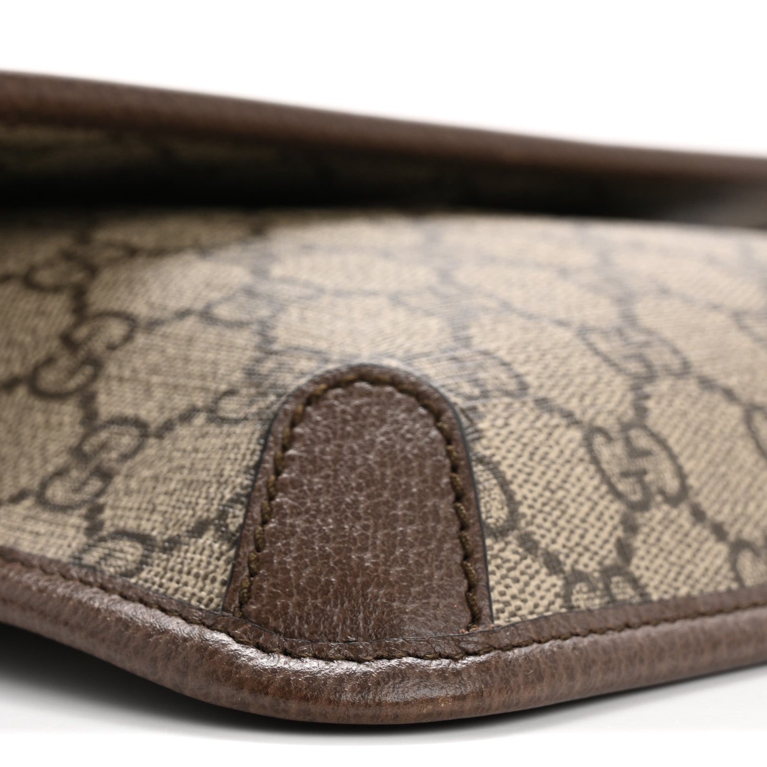 Gucci GG Supreme Monogram Neo Vintage Web Belt Bag Brown 9 of 11