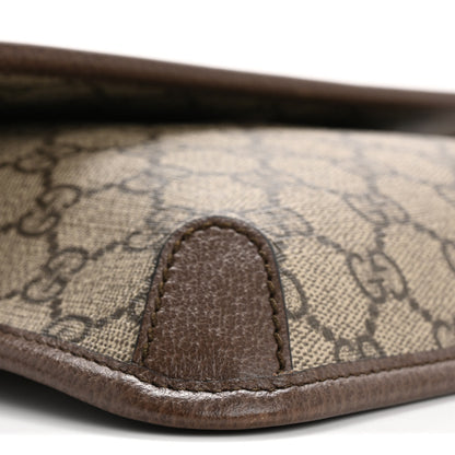 Gucci GG Supreme Monogram Neo Vintage Web Belt Bag Brown 9 of 11