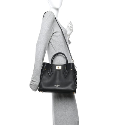 Louis Vuitton Calfskin Monogram Tufting On My Side Black 2 of 10