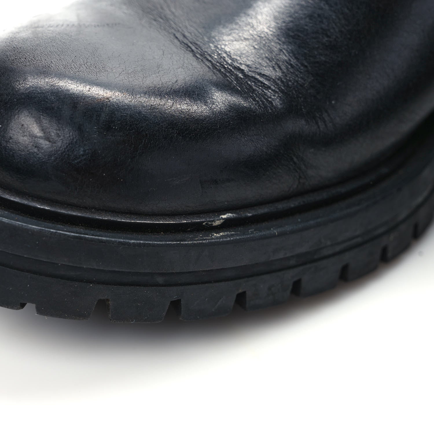 Givenchy Calfskin Combat Boots 39.5 Black 9 of 10