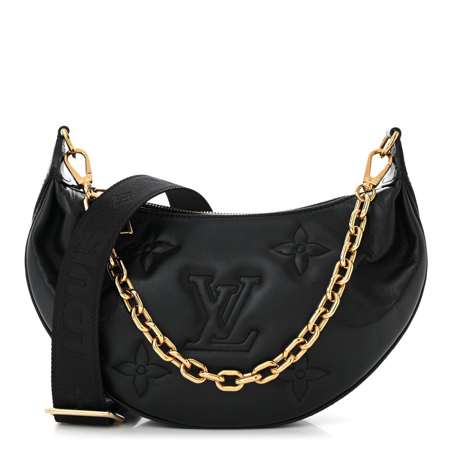 Calfskin Bubblegram Over The Moon Black
