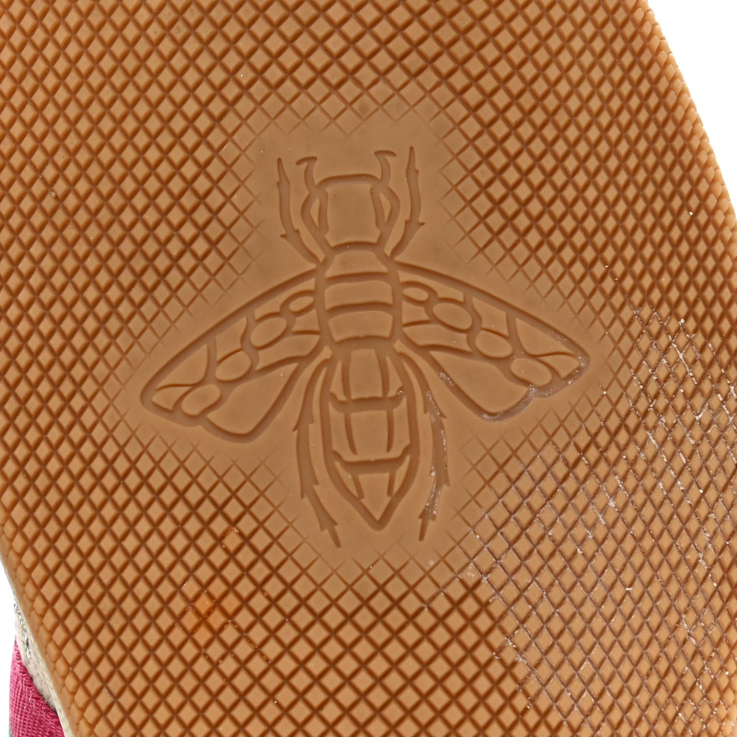 Lame GG Monogram Nubuck Web Screener Sneakers 35 Gardenia Silver Dusty Milk White