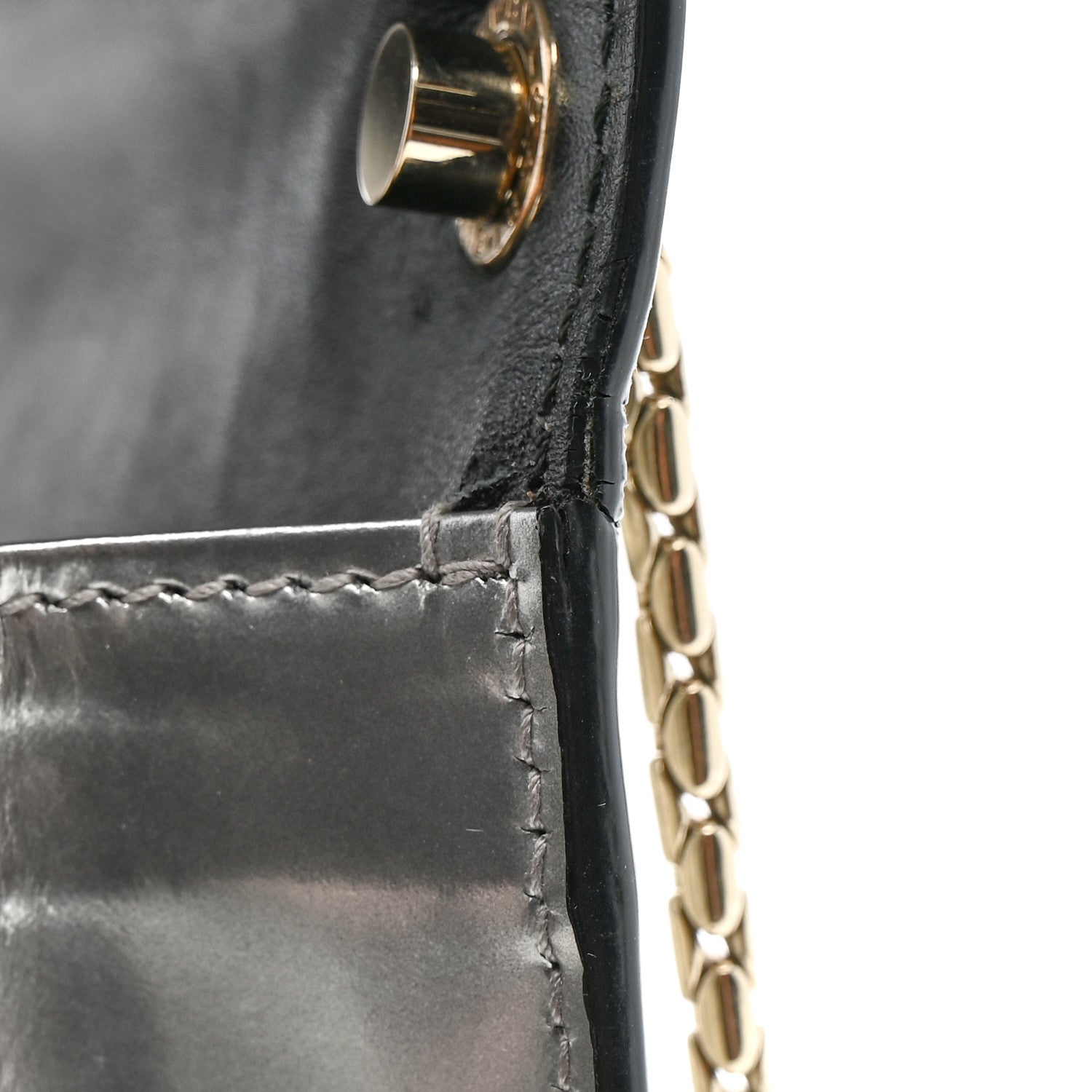 Bulgari Metallic Calfskin Serpenti Forever Small Shoulder Bag Silver 14 of 15