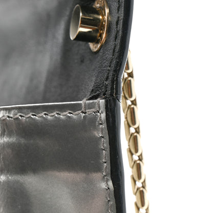 Bulgari Metallic Calfskin Serpenti Forever Small Shoulder Bag Silver 14 of 15