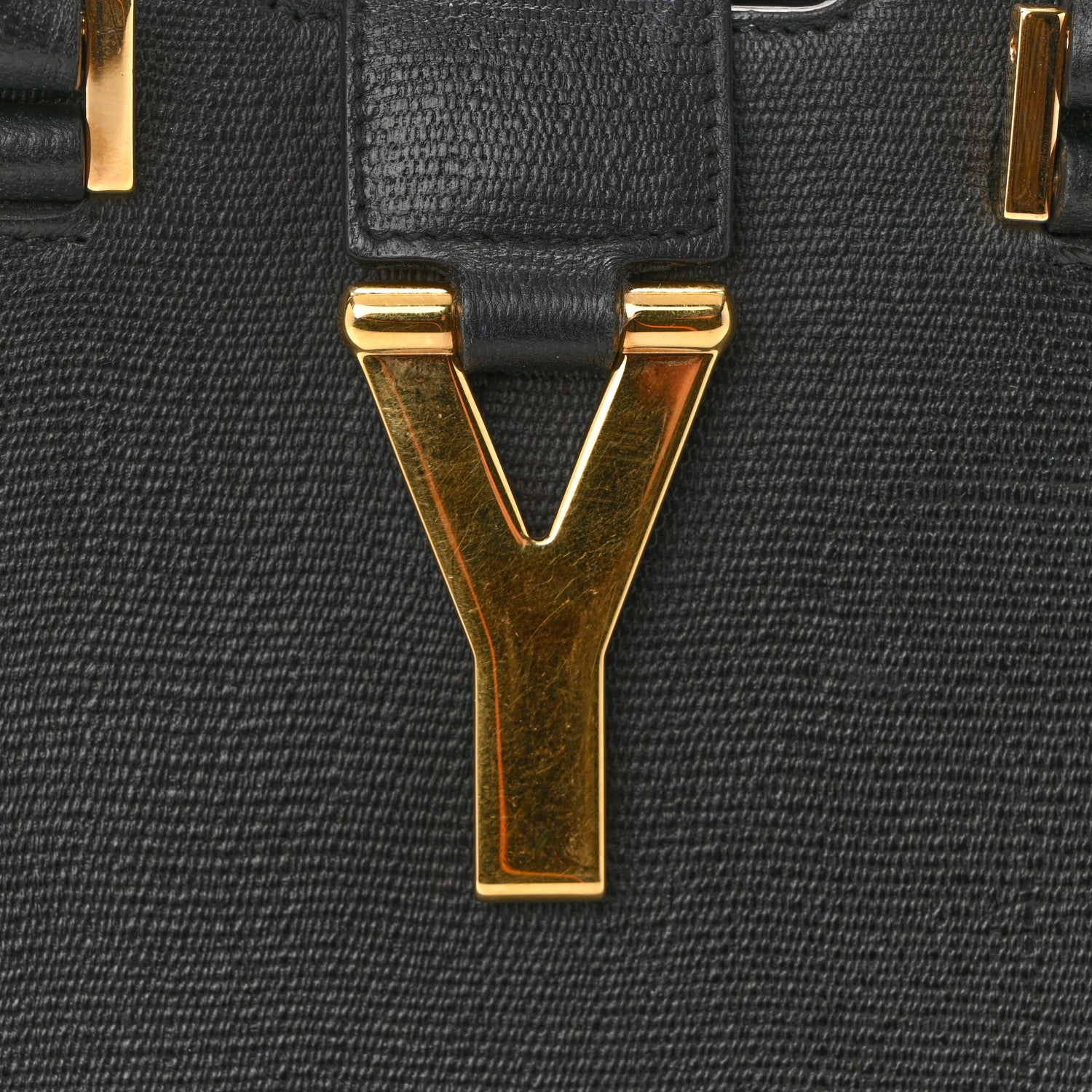 Saint Laurent Textured Calfskin Small Classic Y Cabas Black 11 of 16