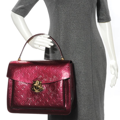 Louis Vuitton Vernis Romaine Bag Rouge Fauviste 2 of 7