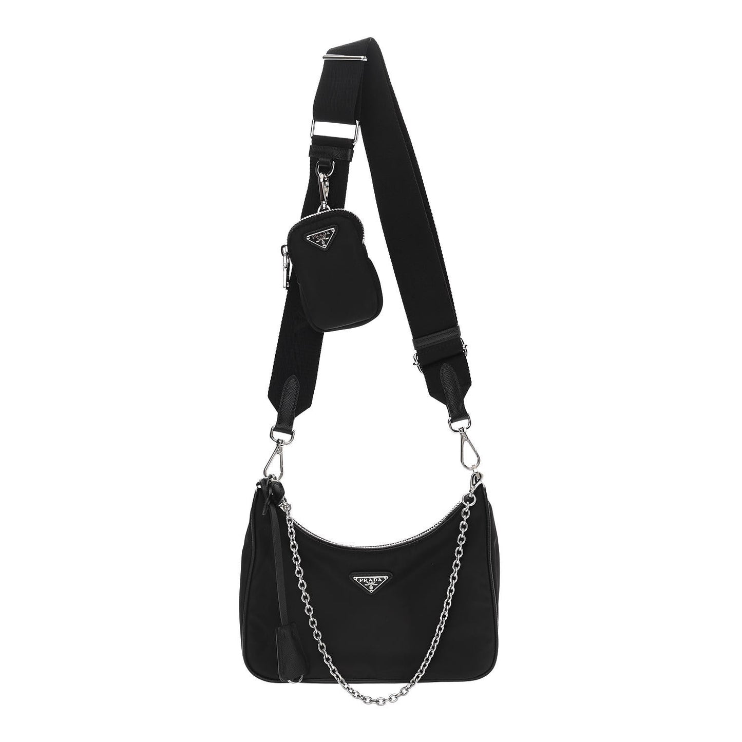Nylon Re-Edition 2005 Shoulder Bag Black