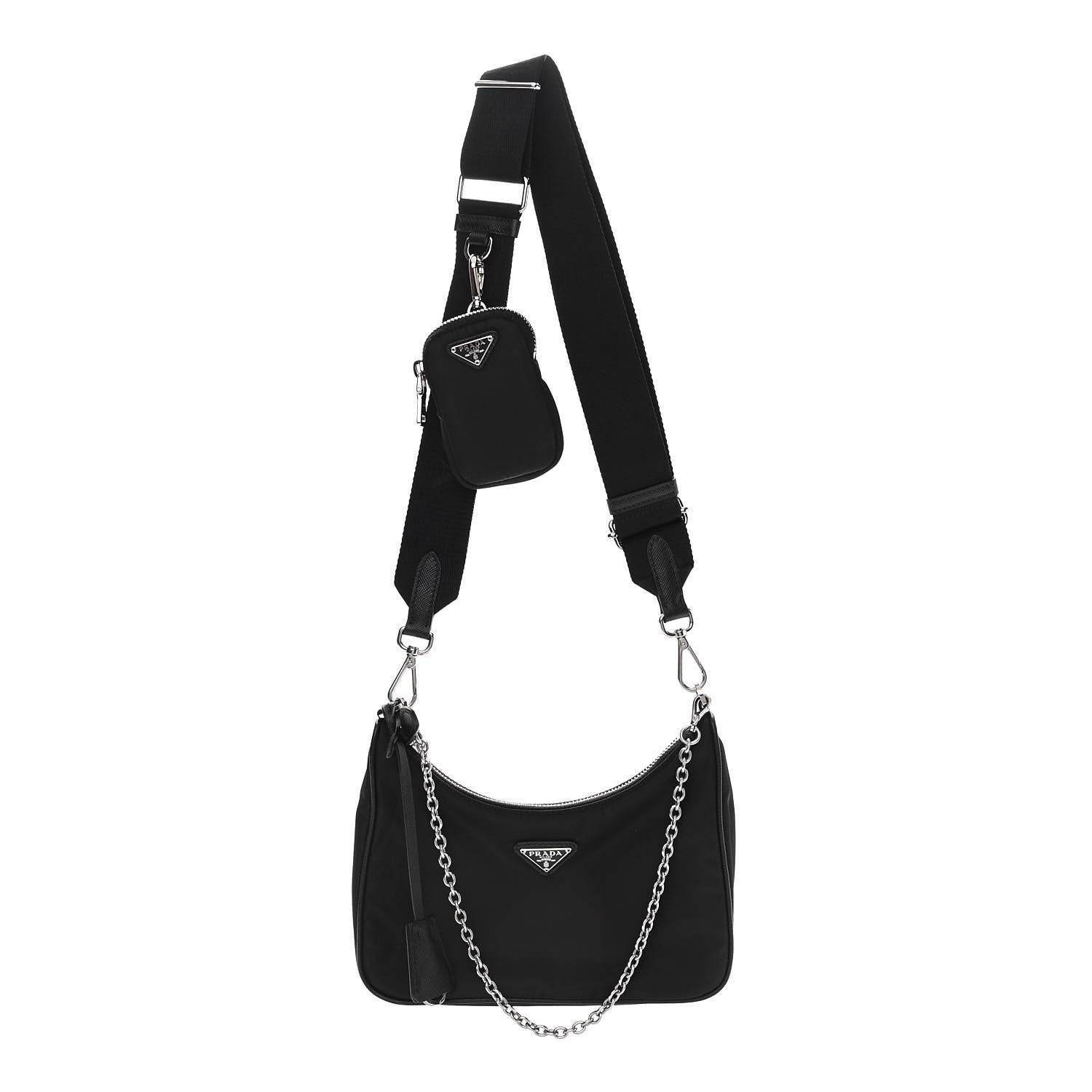 Prada Nylon Re-Edition 2005 Shoulder Bag Black 1 of 9