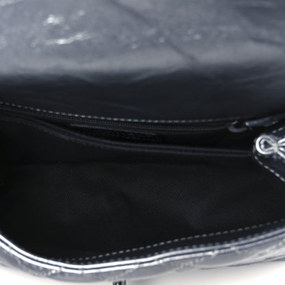 Chanel Metallic Aged Calfskin Quilted Mini Coco Handle Flap Charcoal 5 of 12