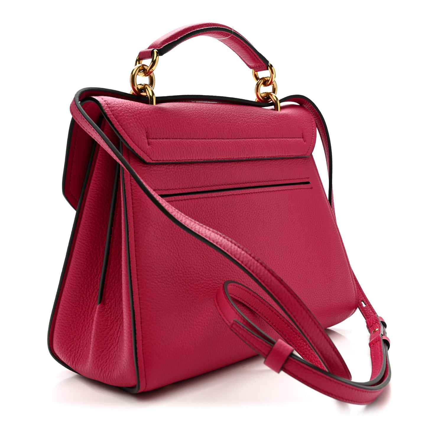Calfskin Small Margot Top Handle Satchel Ribes