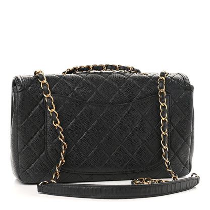 Chanel Caviar Quilted Medium CC Filigree Flap Black 3 of 10