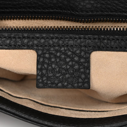 Gucci Calfskin Medium 1973 Chain Shoulder Bag Black 6 of 11