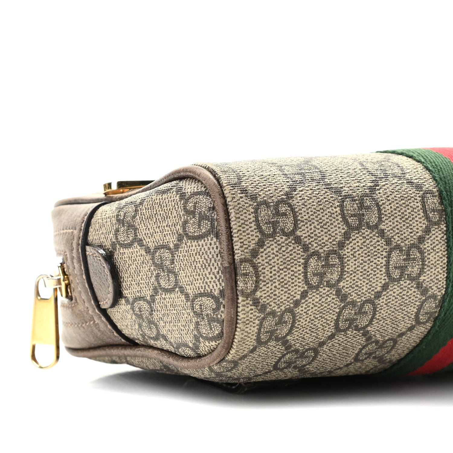 Gucci GG Supreme Monogram Web Small Ophidia Belt Bag 95 38 Dark Brown 6 of 14