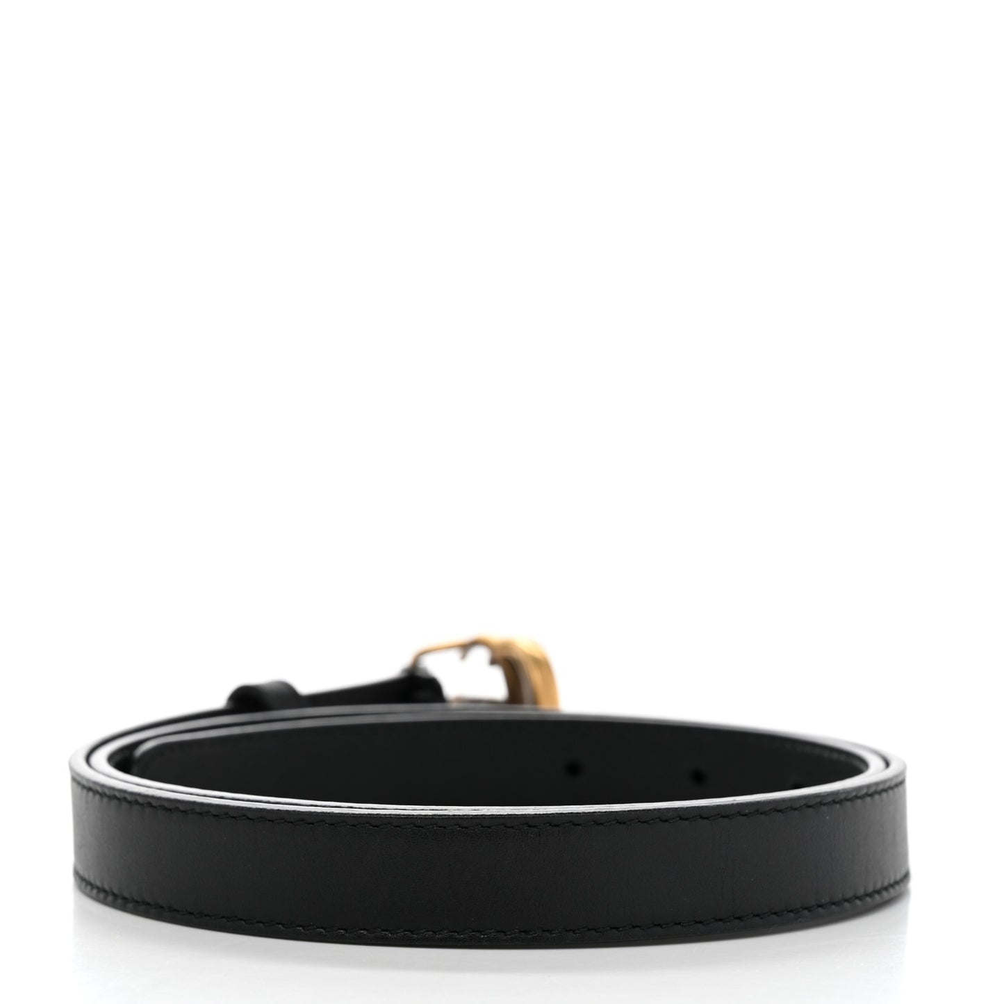 Calfskin Double G 20mm Belt 80 32 Black