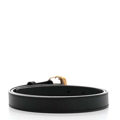 Gucci Calfskin Double G 20mm Belt 80 32 Black 2 of 5