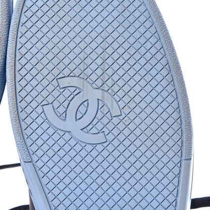 Chanel Calfskin Mens Sneakers 46 Navy 8 of 14
