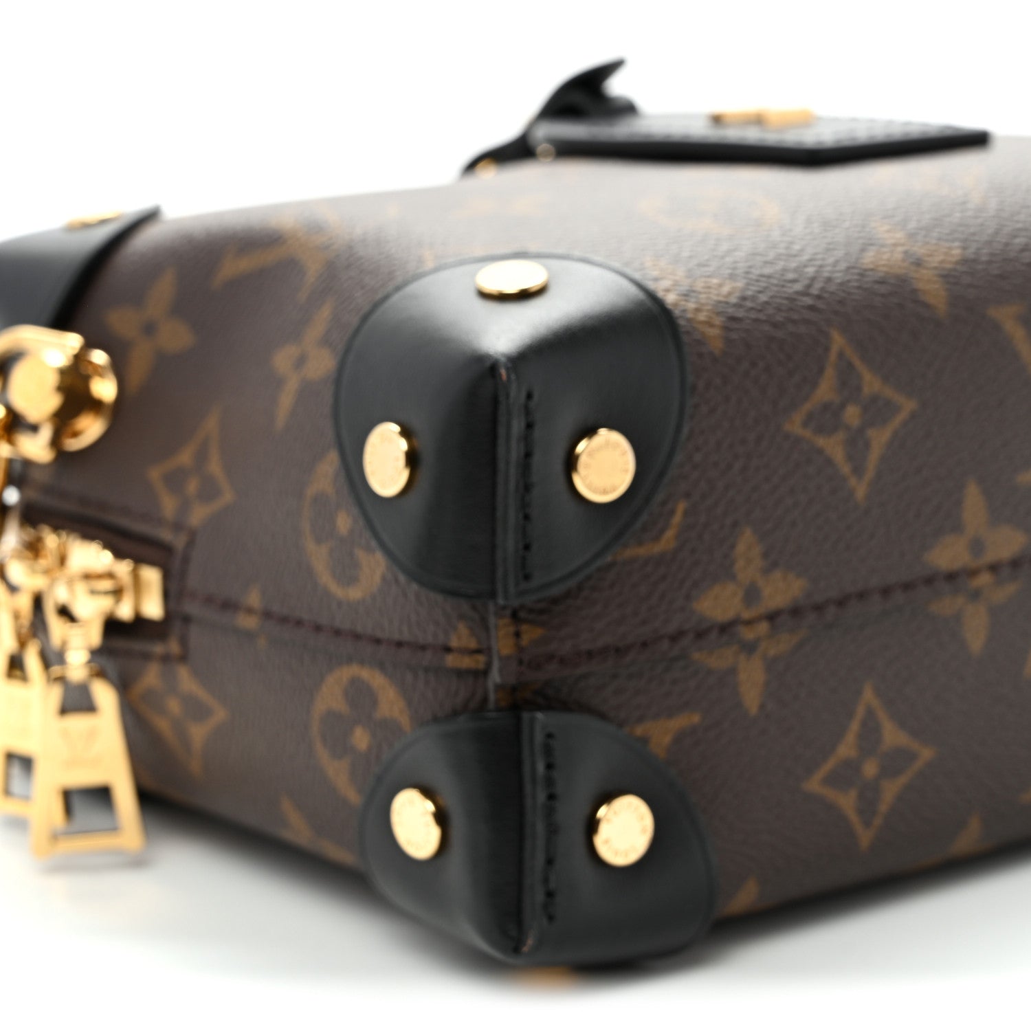 Louis Vuitton Monogram Petite Malle Souple Black 8 of 9