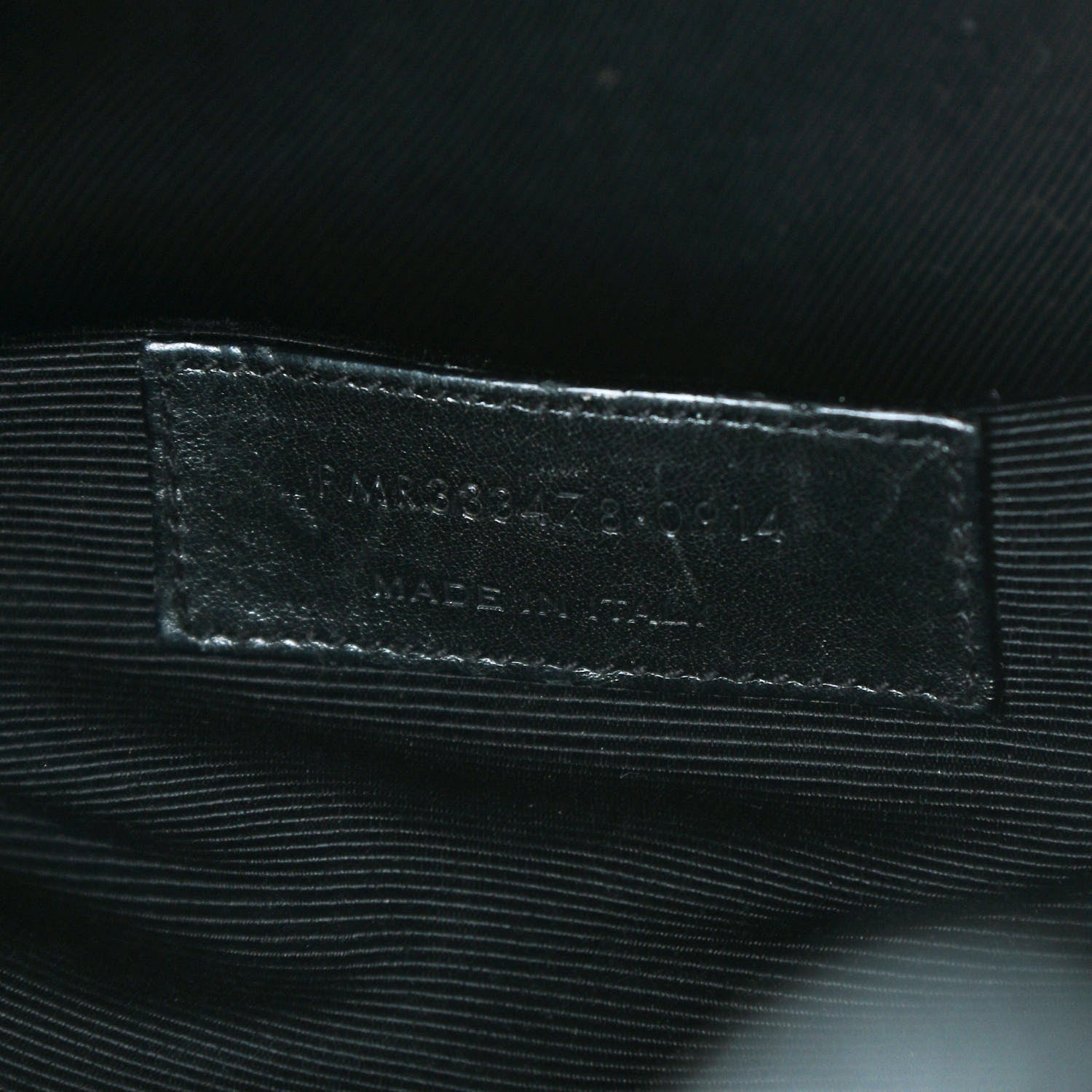 Saint Laurent Calfskin Medium Rider Bucket Bag Black 9 of 9