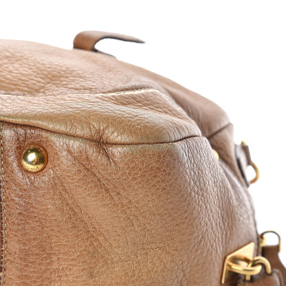 Prada Cervo Antik Dome Satchel Sughero 25 of 25