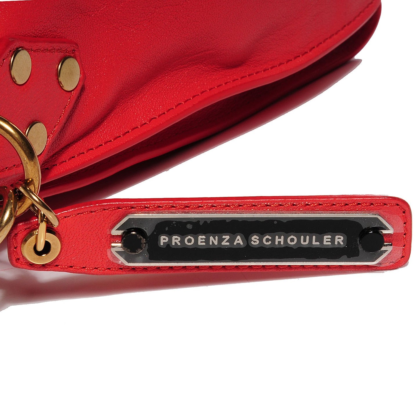 Lambskin Medium PS1 Satchel Deep Coral